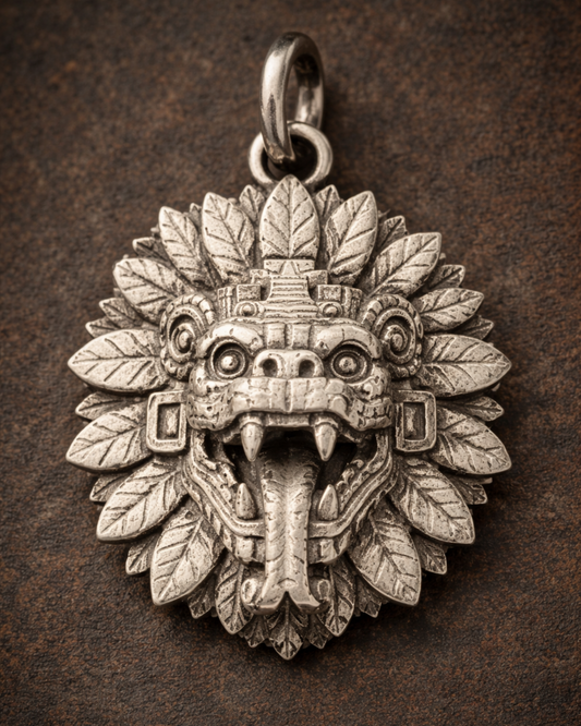 Quetzalcoatl Charm Pendant - JadeChains