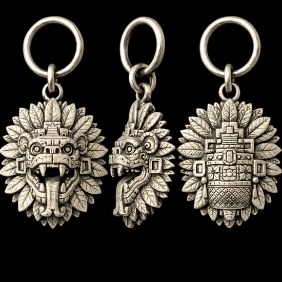 Quetzalcoatl Charm Pendant - JadeChains