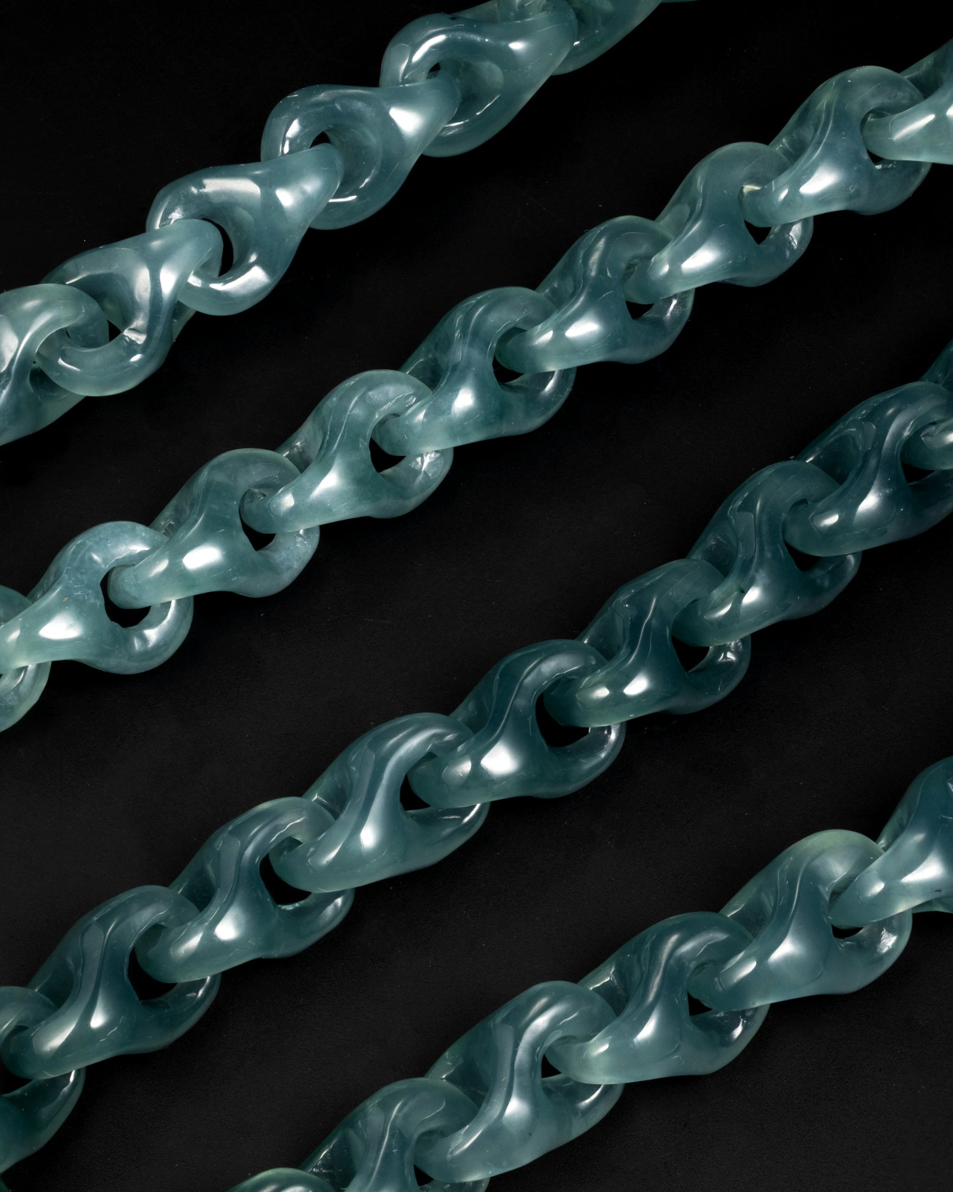 Veridian Vertebrae Bracelet In Mayan Jade - JadeChains