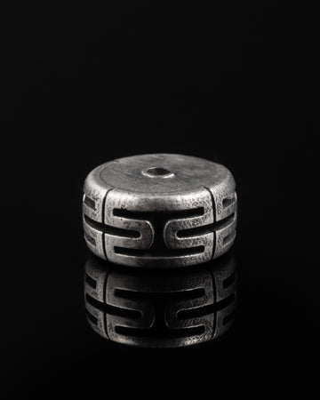Symmetric Meander Spacer In Sterling Silver