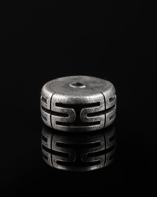 Symmetric Meander Spacer In Sterling Silver