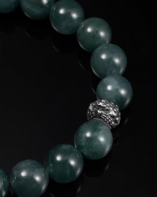 Tang Lion Spacer In Sterling Silver
