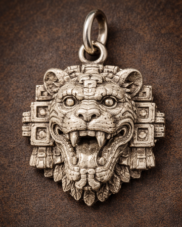 Jaguar God Charm Pendant - JadeChains