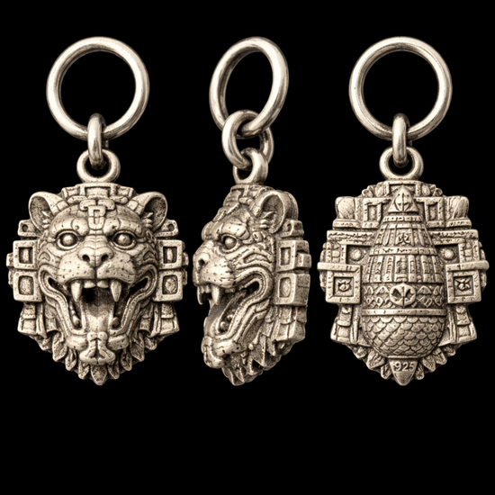 Jaguar God Charm Pendant - JadeChains