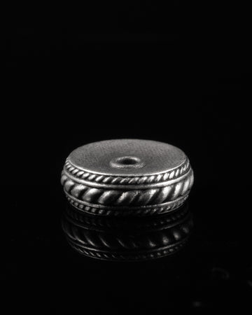 Twisted Rope Spacer In Sterling Silver
