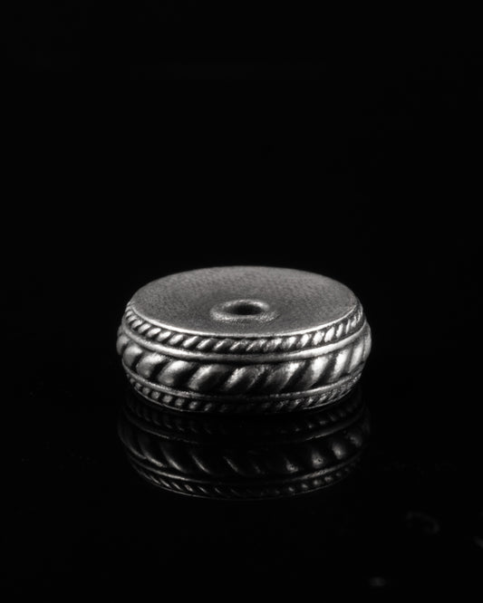 Twisted Rope Spacer In Sterling Silver