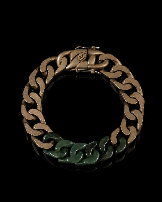 Vintage Style Bracelet In Jade