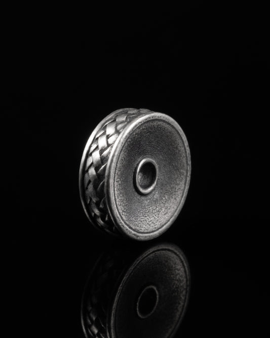Weave Spacer In Sterling Silver