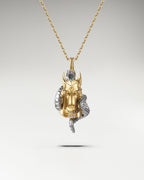 Guardian Hound Pendant Necklace