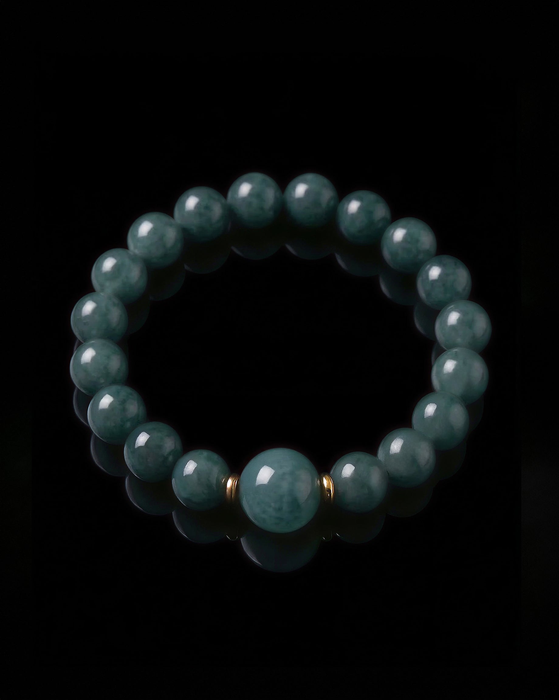 Calm Anchor Bracelet In Guatemalan Blue Jade