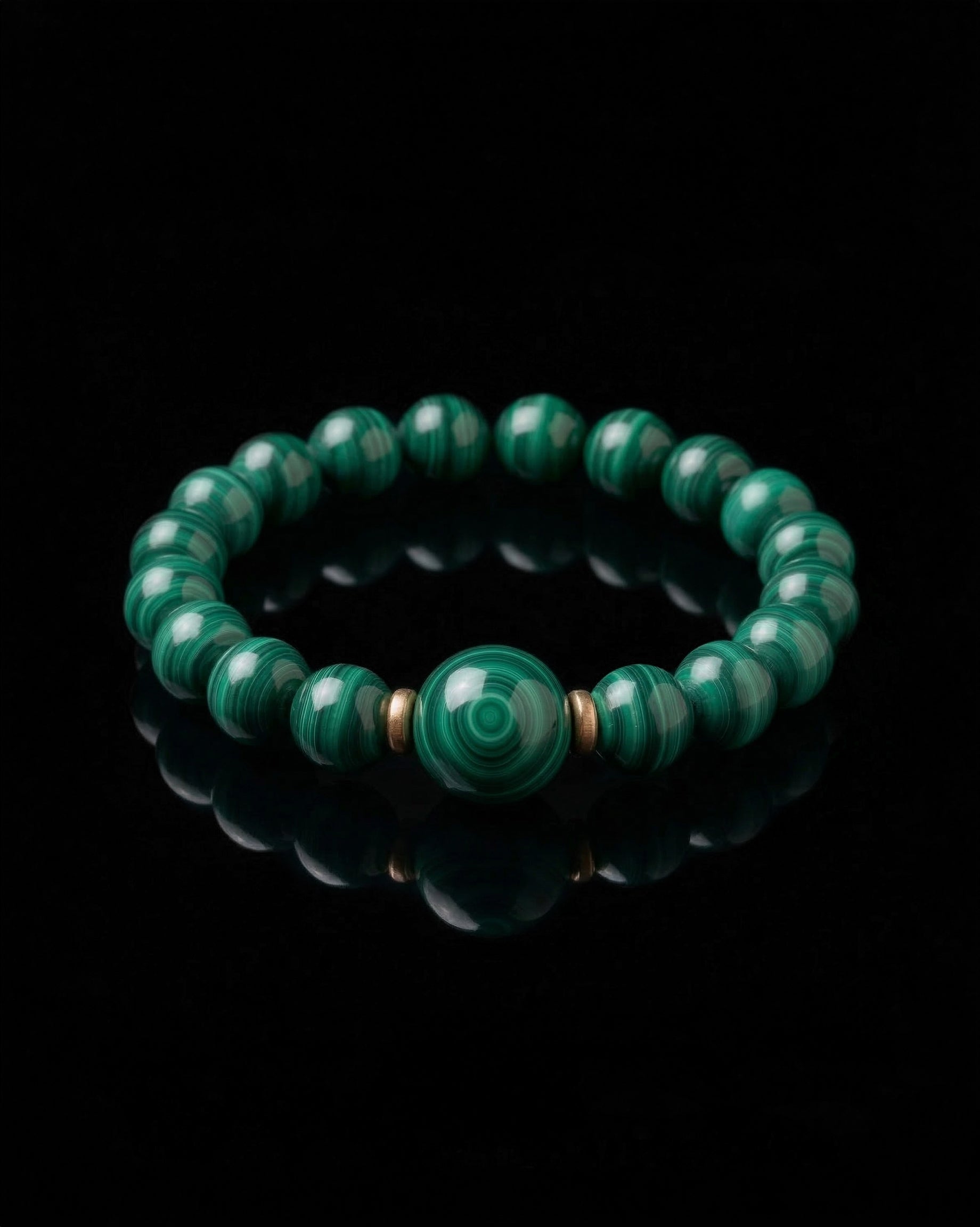 Calm Anchor Bracelet In Malachite