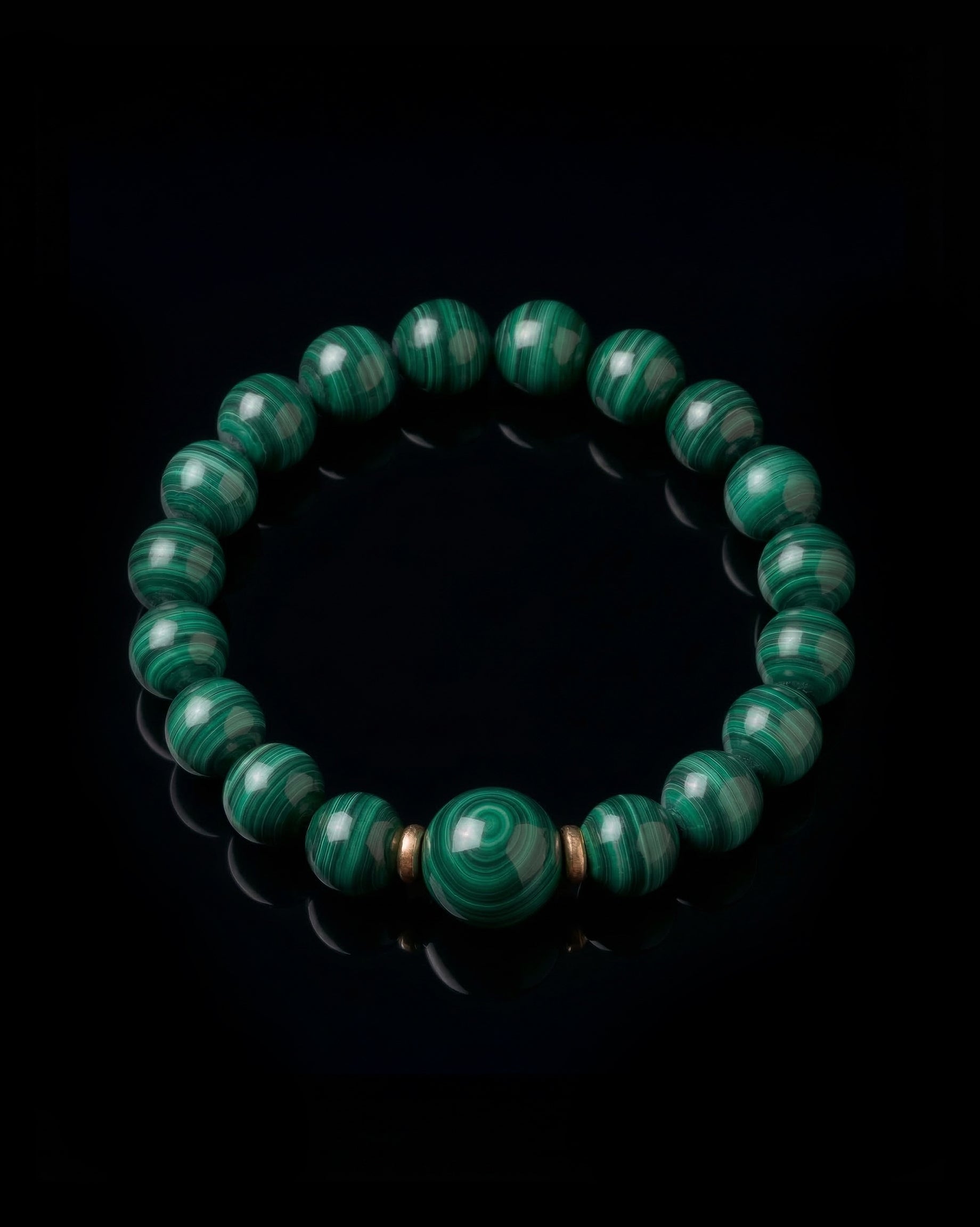 Calm Anchor Bracelet In Malachite