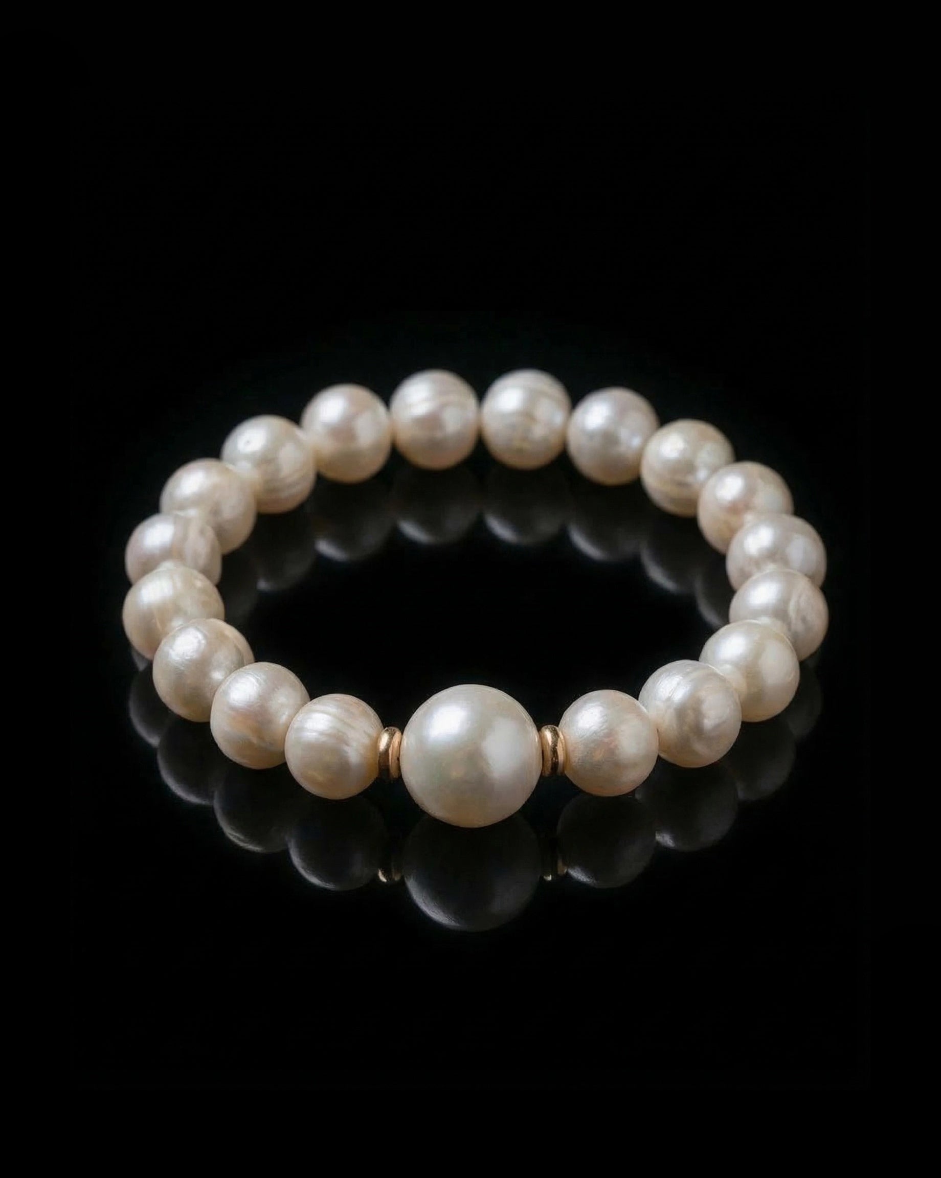 Calm Anchor Bracelet In Pearl