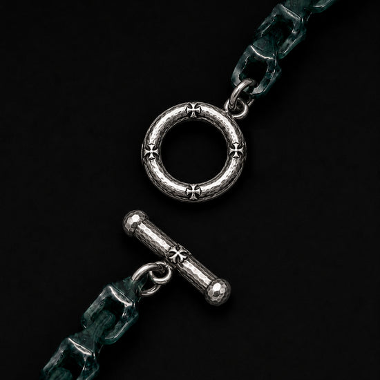 Veridian Vertebrae Bracelet In Green Guatemalan Jade - JadeChains