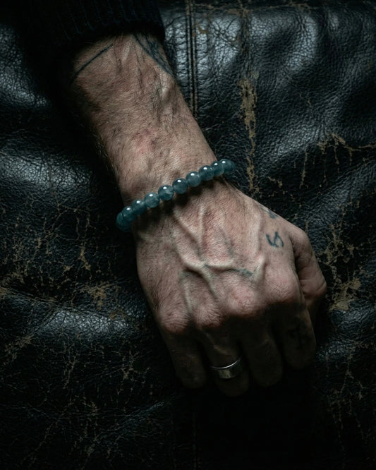 Glacial Tides Bracelet In Guatemalan Blue Jade - JadeChains