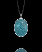Eldritch Reaper Pendant In Mayan Blue Jade