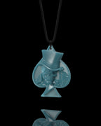 Fatal Gamble Pendant In Mayan Blue Jade