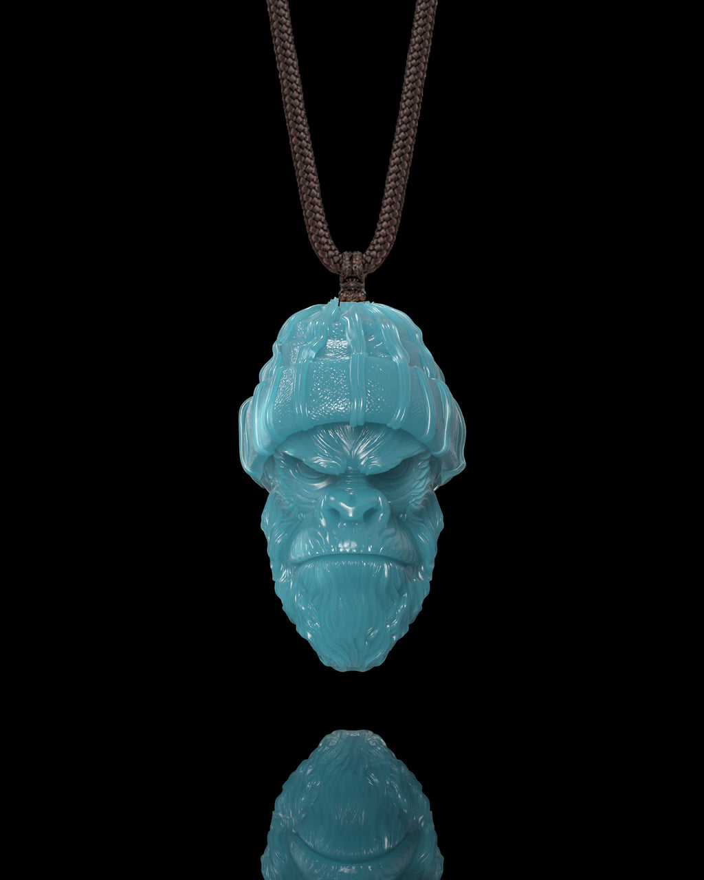 Feral Grind Pendant In Mayan Blue Jade
