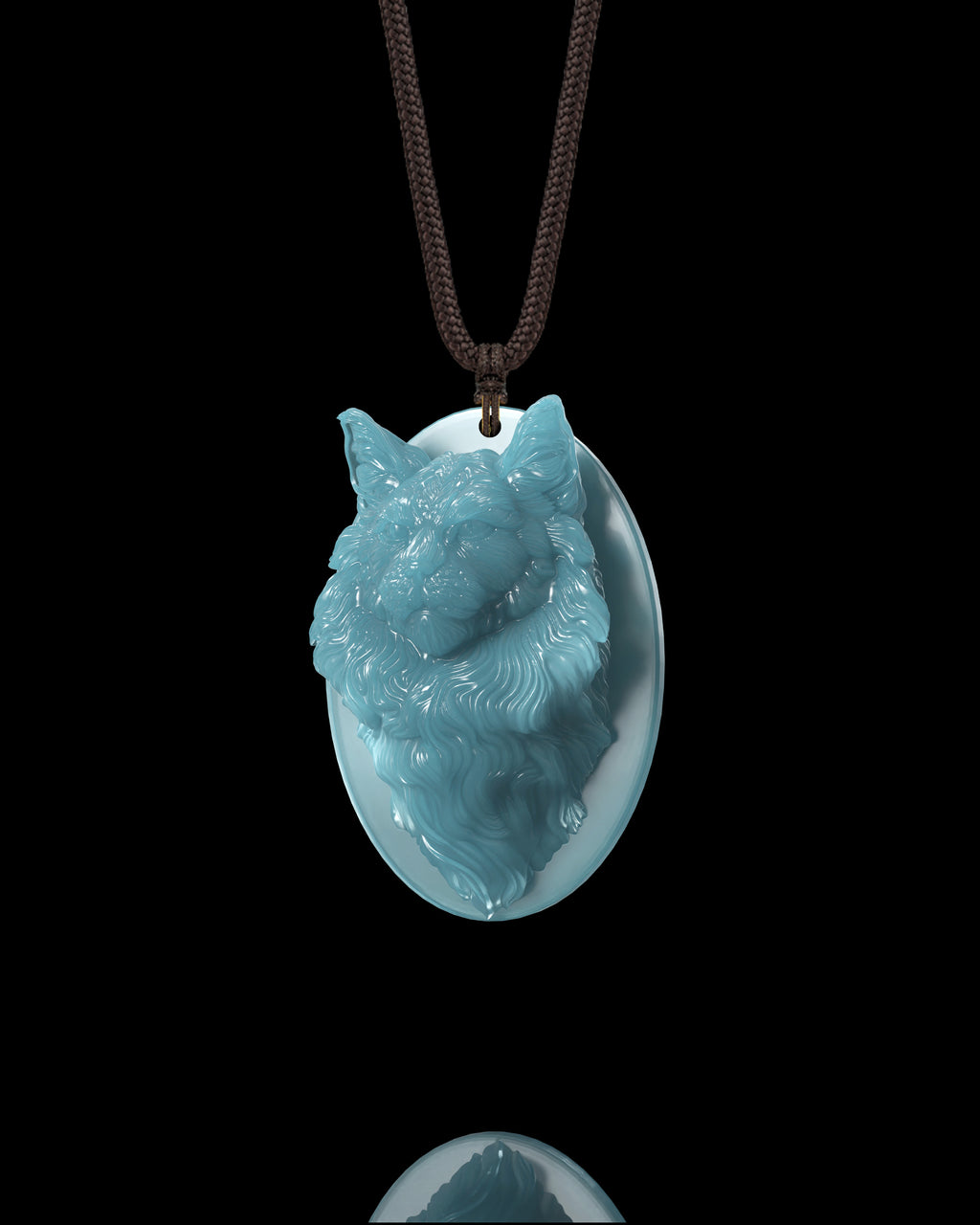 Forest Monarch Pendant In Mayan Blue Jade