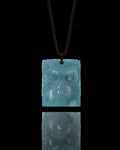 Jungle Enforcer Pendant In Mayan Blue Jade