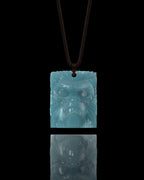 Jungle Enforcer Pendant In Mayan Blue Jade