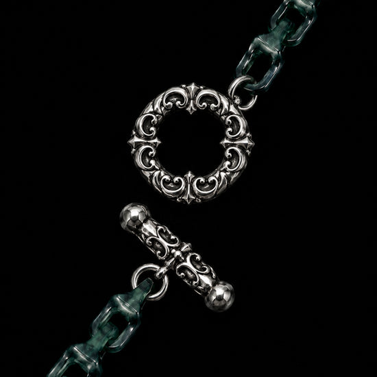 Veridian Vertebrae Bracelet In Green Guatemalan Jade - JadeChains
